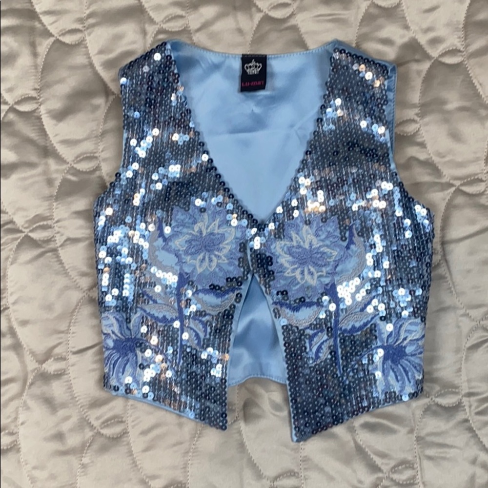 Lu-Ma girls vest sz 6. Yoox (boutique brand)
